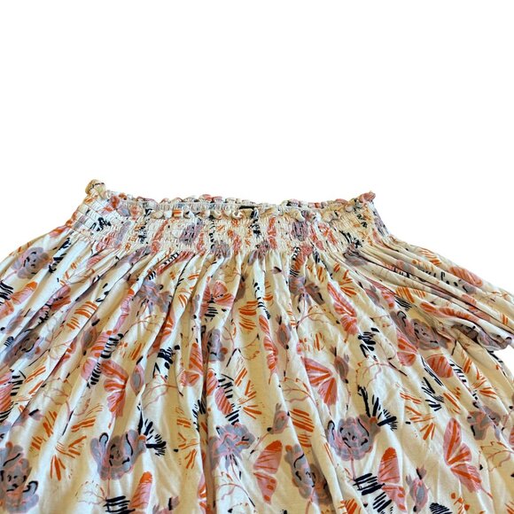 We The Free Free People Lexington Off-Shoulder Shirt Top Blouse Floral Size XS - Picture 3 of 12